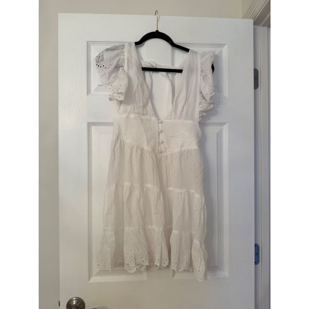 Tularosa Trixie Mini Dress in White - Picture 2 of 6